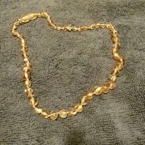 Polished Amber Teething Necklace